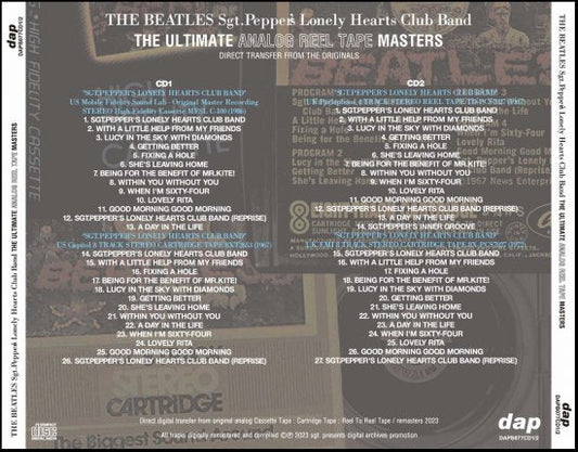 THE BEATLES / SGT.PEPPER'S LONELY HEARTS CLUB BAND THE ULTIMATE ANALOG REEL TAPE MASTERS (2CD)