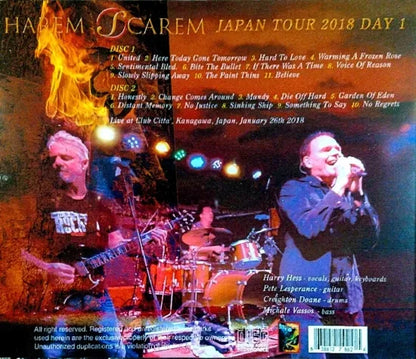 HAREM SCAREM / JAPAN TOUR 2018 DAY 1 (2CDR)