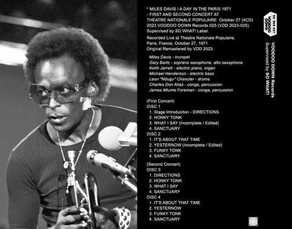 MILES DAVIS / A DAY IN THE PARIS 1971 (4CD)