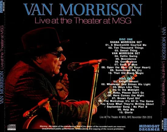 VAN MORRISON / EN VIVO EN EL TEATRO DEL MSG (2CDR)