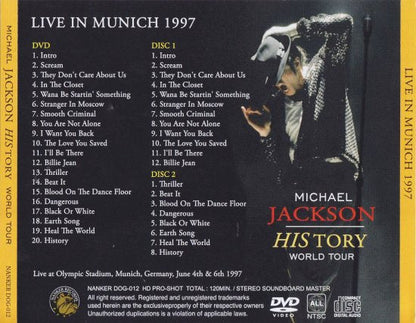 Michael Jackson / Live In Munich 1997 History World Tour (2CD+1DVD)