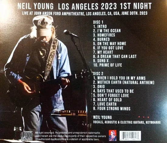 NEIL YOUNG / LOS ANGELES 2023 1ST NIGHT (2CDR)