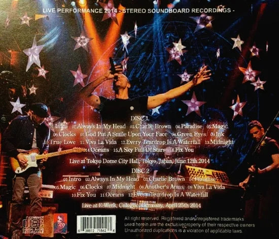 COLDPLAY / Tokyo Stories Live in Tokyo 2014 SOUNDBOARD (2CDR)