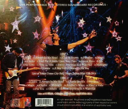 COLDPLAY / Tokyo Stories Live in Tokyo 2014 SOUNDBOARD (2CDR)