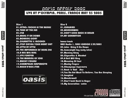 OASIS / Paris Affair (2CDR)