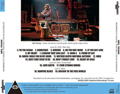 NEIL YOUNG / BEGINNING OF COASTAL TOUR 2023 LIVE IN LOS ANGELES (1CDR)