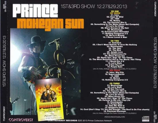 PRINCE / MOHEGAN SUN (3CDR)