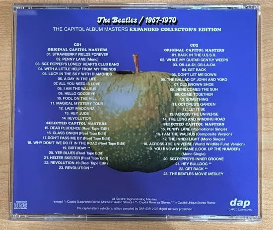 THE BEATLES / 1967-1970 BLUE THE CAPITOL ALBUM MASTERS (2CD)