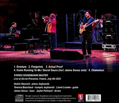 Herbie Hancock / France 2023 STEREO SOUNDBOARD (1CDR)