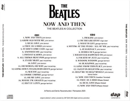 THE BEATLES / NOW AND THEN THE BEATLES AI COLLECTION 2023 (2CD)