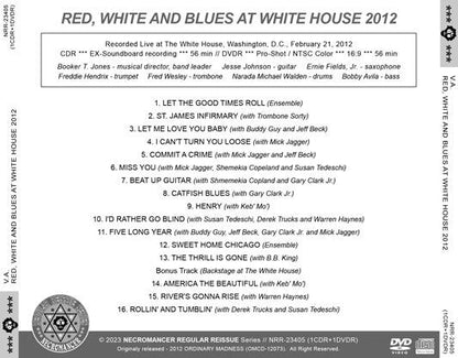 V.A. / RED, WHITE AND BLUES AT WHITE HOUSE 2012 (1CDR+1DVDR)