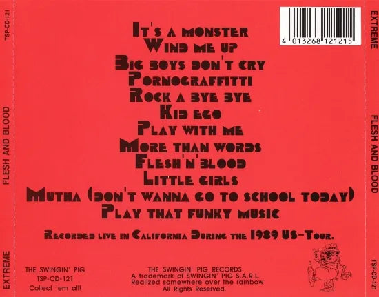 EXTREME / FLESH AND BLOOD (1CDR reprint edition)