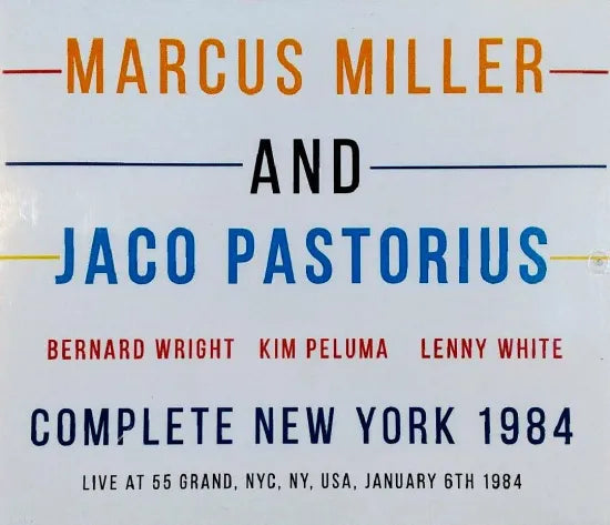 MARCUS MILLER & JACO PASTORIUS / Complete New York 1984 (3CDR)