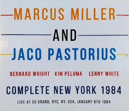 MARCUS MILLER & JACO PASTORIUS / Complete New York 1984 (3CDR)