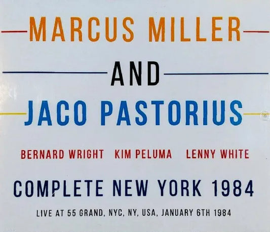 MARCUS MILLER & JACO PASTORIUS / Complete New York 1984 (3CDR)