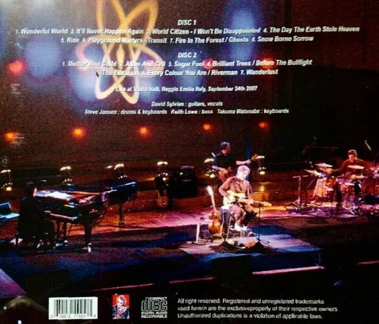 DAVID SYLVIAN / The World Is Everything In Italy 2007 (2CDR)