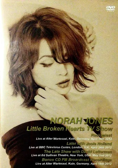 NORAH JONES / LITTLE BROKEN HEARTS TV SHOW (PRO-SHOT 1DVDR + STEREO SOUNDBOARD 1CDR)