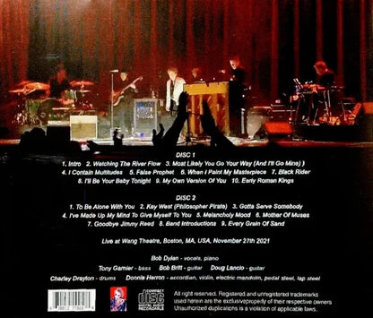 BOB DYLAN / WANG THEATRE 2021 (2CDR)