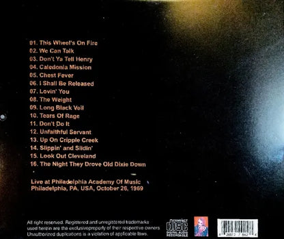 THE BAND / Philadelphia 1969 (1CDR)