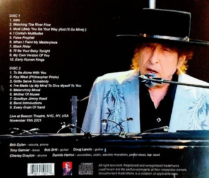 BOB DYLAN / BEACON THEATRE 2021 1ST SHOW (2CDR)
