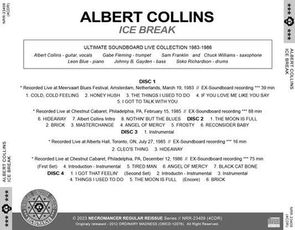 ALBERT COLLINS / ICE BREAK ULTIMATE SOUNDBOARD LIVE COLLECTION 1983-1986 (4CDR)