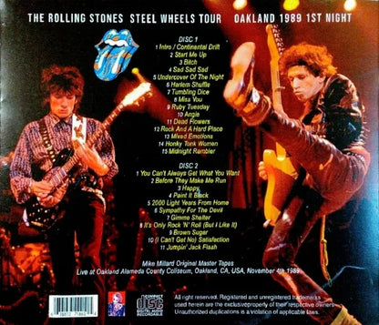 THE ROLLING STONES / Oakland 1989 1st Night (2CDR)