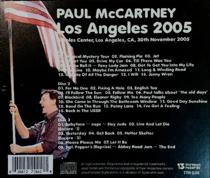 PAUL McCARTNEY / Los Angels 2005 (3CDR)