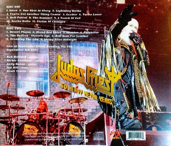 JUDAS PRIEST / Santander Arena 2021 (2CDR)
