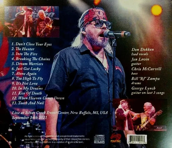 DOKKEN / New Buffalo 2021 + GEORGE LYNCH (1CDR)
