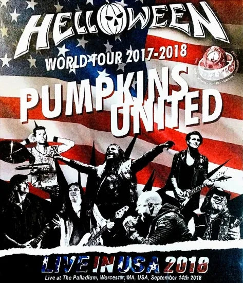 HELLOWEEN PUMPKINS UNITED / LIVE IN USA 2018 (3CDR)