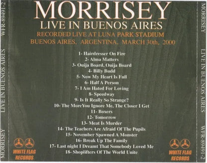 MORRISSEY / LIVE IN BUENOS AIRES (1CDR)
