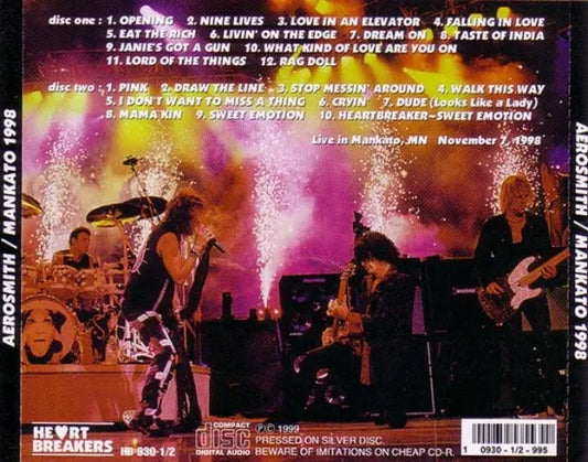 AEROSMITH / MANKATO 1998 (2CD)
