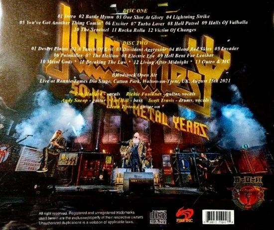 JUDAS PRIEST / BLOODSTOCK OPEN AIR 2021 (2CDR)