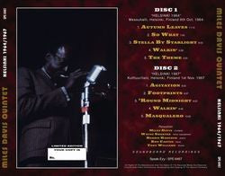 MILES DAVIS QUINTET / HELSINKI 1964/1967 CAJA DE SONIDO (2 CD)
