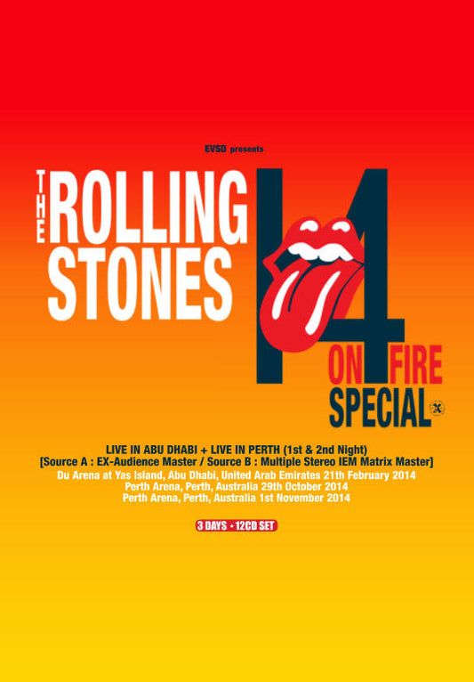 THE ROLLING STONES / EVSD PRESENTS 14 ON FIRE SPECIAL 2014 3Days Set (12CD)