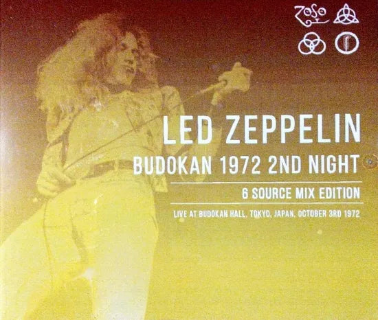 LED ZEPPELIN / BUDOKAN 1972 2ND NIGHT 6 SOURCE MIX EDITION SOUNDBOARD (3CDR)