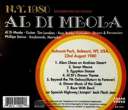 Al Di Meola / NY 1980 Caja de resonancia (1CDR)