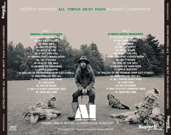 GEORGE HARRISON / ALL THINGS MUST PASS AI AUDIO COMPANION (2CD)