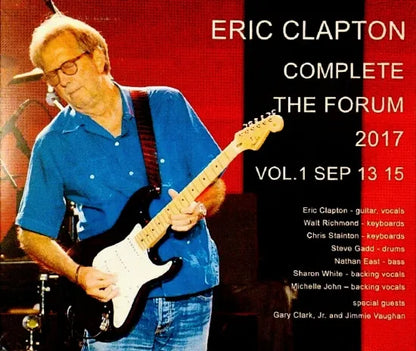 ERIC CLAPTON / COMPLETE THE FORUM 2017 SEP 13 15 16 18 (8CDR)