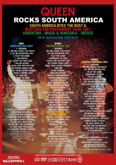QUEEN / ROCKS SOUTH AMERICA 2CD+2DVD