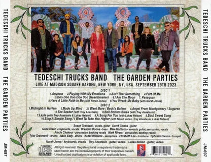 TEDESCHI TRUCKS BAND / THE GARDEN PARTIES (2CDR)