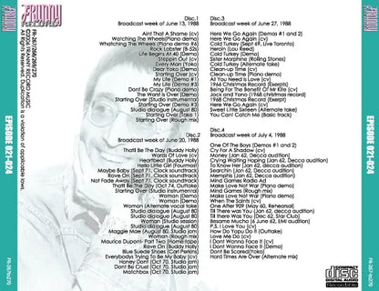 JOHN LENNON / LOST LENNON TAPES EPISODE 021-024 (4CDR)