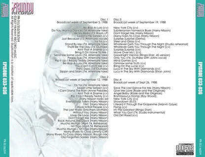 JOHN LENNON / LOST LENNON TAPES : EPISODE 033-036 (4CDR)