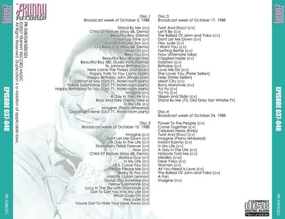 JOHN LENNON / LOST LENNON TAPES : EPISODE 037-040 (4CDR)