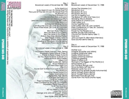 JOHN LENNON / LOST LENNON TAPES EPISODE 045-048 (4CDR)