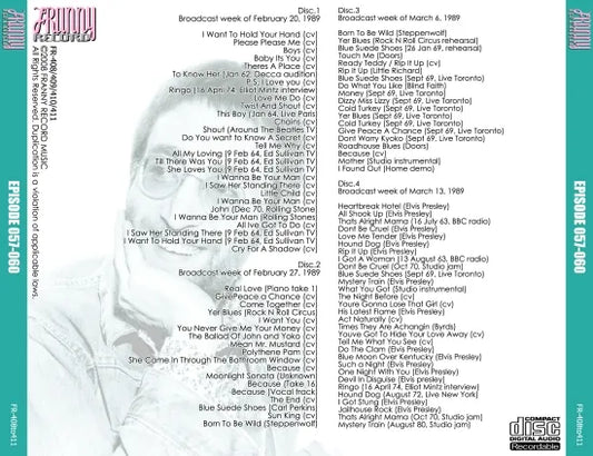 JOHN LENNON / LOST LENNON TAPES EPISODE 057-060 (4CDR)