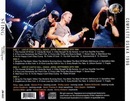 STING / COMPLETE OSAKA 1996 (4CDR)
