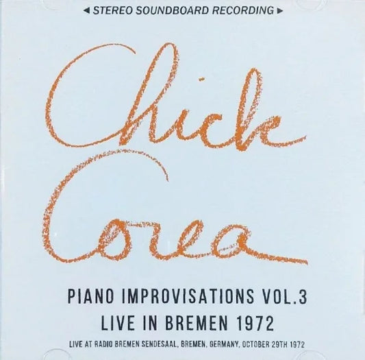 Chick Corea / Improvisaciones de piano Vol. 3 CAJA DE SONIDO ESTÉREO (2 CD)
