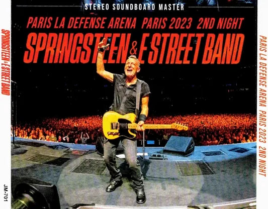 BRUCE SPRINGSTEEN & E STREET BAND / PARIS 2023 2ND NIGHT STEREO SOUNDBOARD (3CDR)