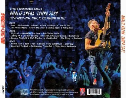 BRUCE SPRINGSTEEN & E STREET BAND / TAMPA 2023 STEREO SOUNDBOARD (3CDR)